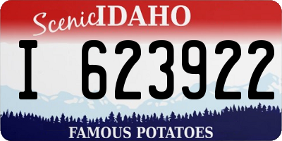 ID license plate I623922