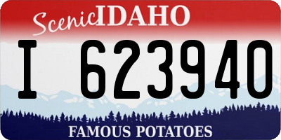 ID license plate I623940