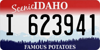 ID license plate I623941
