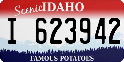 ID license plate I623942