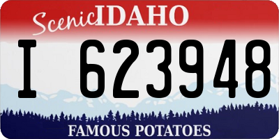 ID license plate I623948
