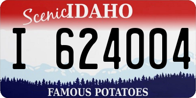 ID license plate I624004