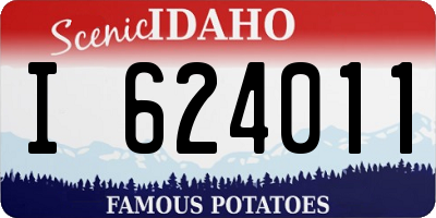 ID license plate I624011
