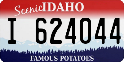 ID license plate I624044
