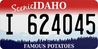 ID license plate I624045