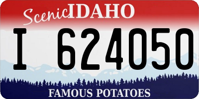 ID license plate I624050