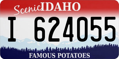 ID license plate I624055