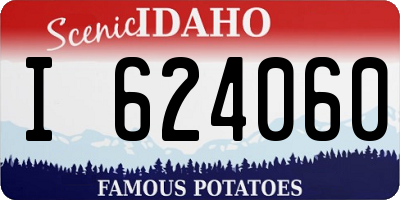ID license plate I624060