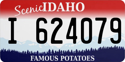 ID license plate I624079