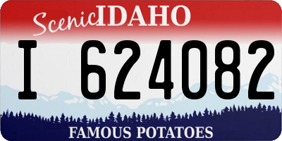 ID license plate I624082
