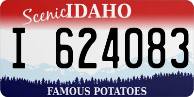 ID license plate I624083