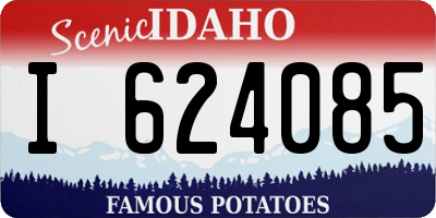 ID license plate I624085
