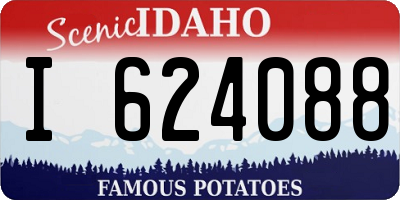 ID license plate I624088