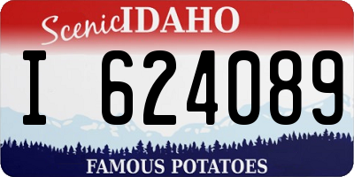 ID license plate I624089
