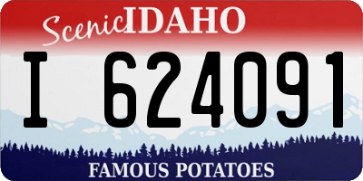 ID license plate I624091
