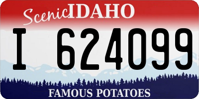 ID license plate I624099