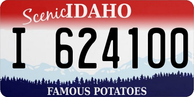 ID license plate I624100
