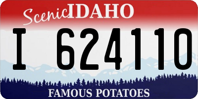ID license plate I624110
