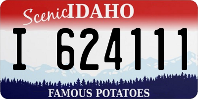 ID license plate I624111