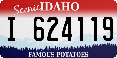 ID license plate I624119