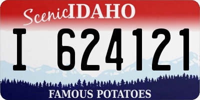 ID license plate I624121