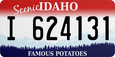 ID license plate I624131