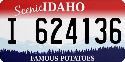 ID license plate I624136