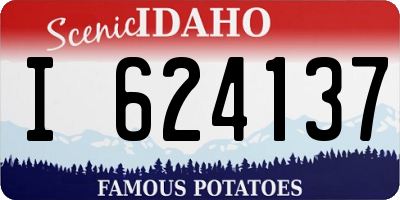 ID license plate I624137