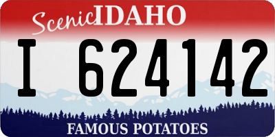 ID license plate I624142