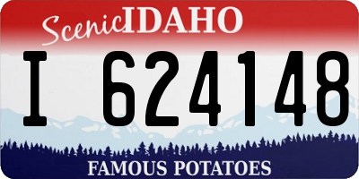 ID license plate I624148