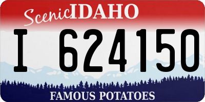 ID license plate I624150