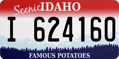 ID license plate I624160
