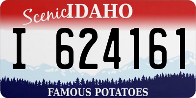 ID license plate I624161