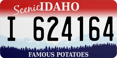 ID license plate I624164