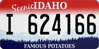 ID license plate I624166