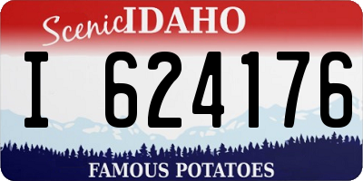 ID license plate I624176