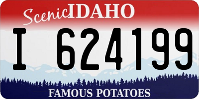 ID license plate I624199