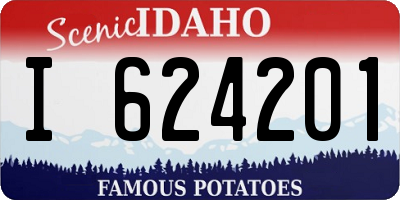 ID license plate I624201