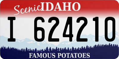 ID license plate I624210