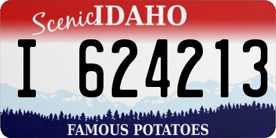 ID license plate I624213