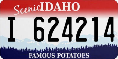 ID license plate I624214
