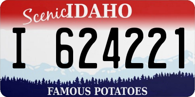 ID license plate I624221