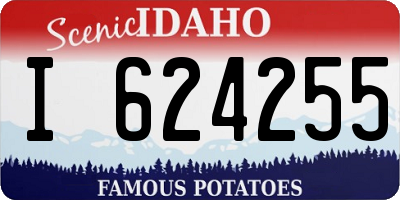 ID license plate I624255
