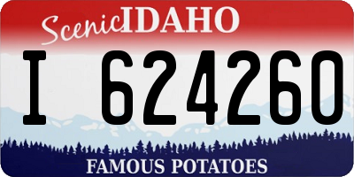 ID license plate I624260