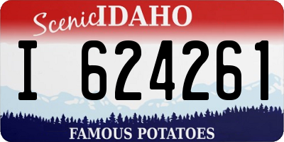 ID license plate I624261