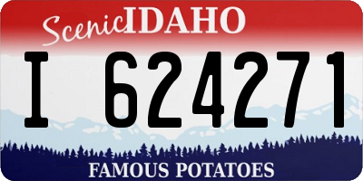 ID license plate I624271