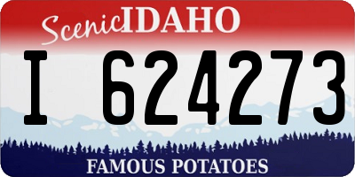 ID license plate I624273