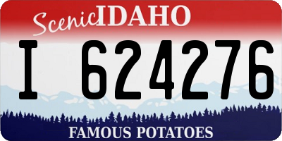ID license plate I624276
