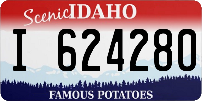 ID license plate I624280