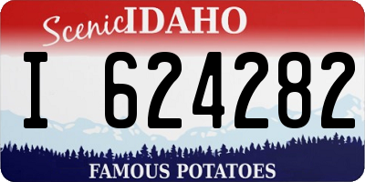 ID license plate I624282